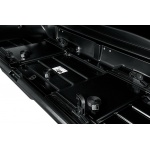 BOX Taurus Altro 460 box dachowy czarny karbon - otwierany na 2 strony ładowność 75kg