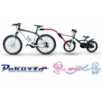 HOL rowerowy - drążek PERUZZO – TRAIL ANGEL do holowania roweru z dzieckiem! + gratis ! CZERWONY!